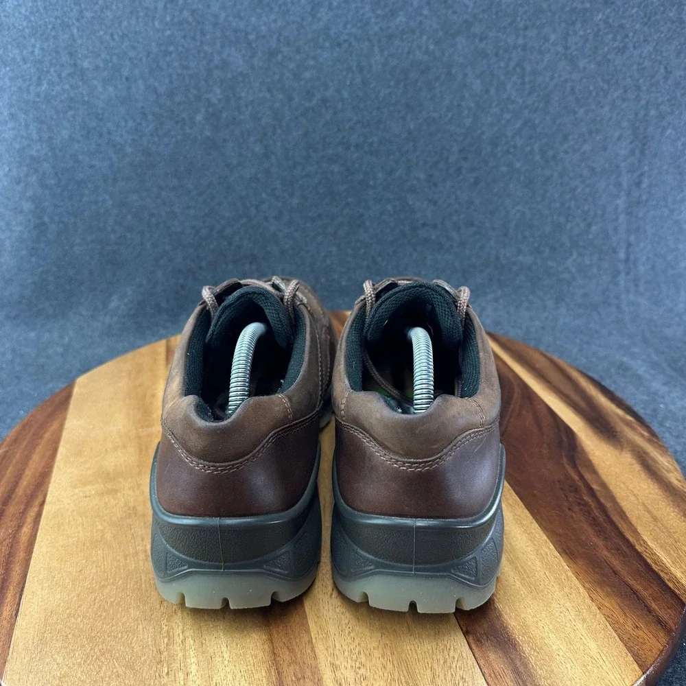 ECCO Track 25 GTX Low Brown Leather Gore-Tex Shoes Men's EU 43 US 9-9.5